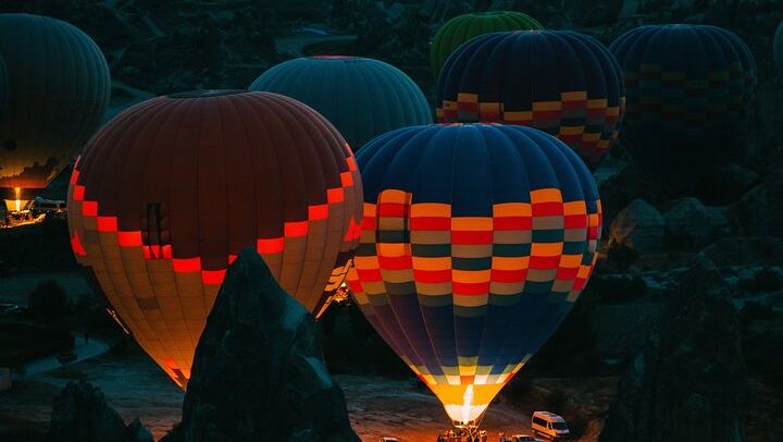 Love Valley Hot Air Balloon Ride at Sunrise, Goreme
