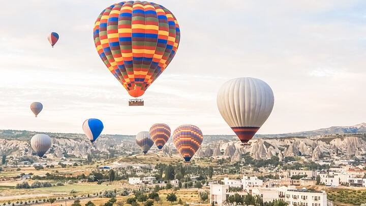 Love Valley Hot Air Balloon Ride at Sunrise, Goreme