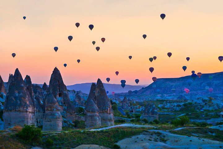 Love Valley Hot Air Balloon Ride at Sunrise, Goreme