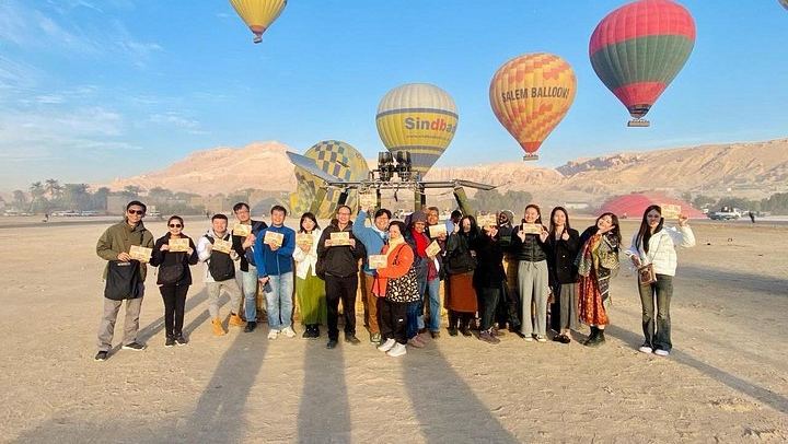 Luxor Hot Air Balloon Sunrise Ride, Hotel Transfers
