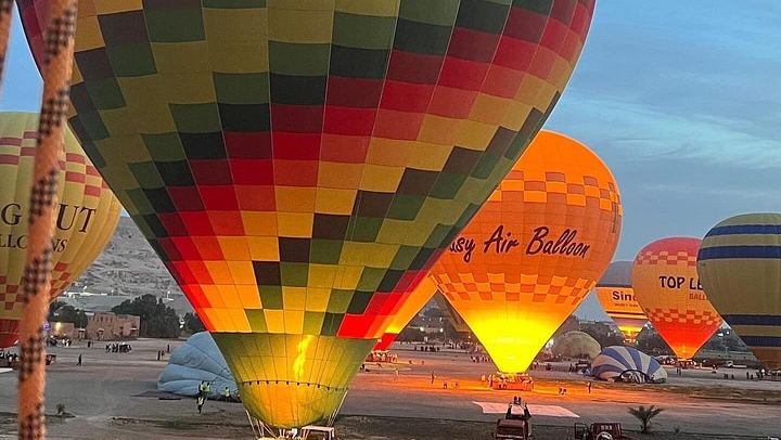Luxury Hot Air Balloon Luxor with Private Basket