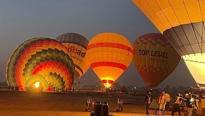 Luxury Hot Air Balloon Luxor with Private Basket