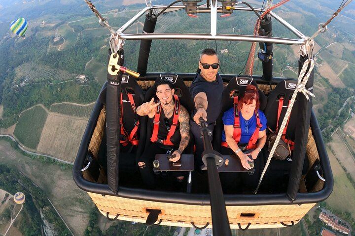 Luxury Private Balloon Flight over Tuscany from Florence