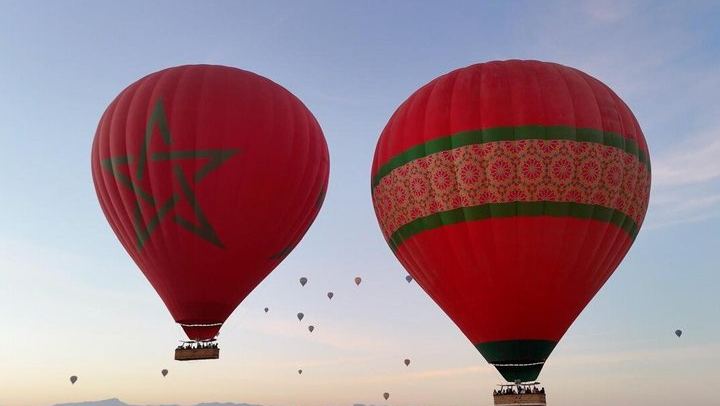 Marrakech Desert Balloon Flight with Atlas Views and Breakfast