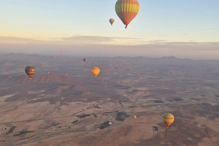 Marrakesh balloon in small group at sunrise