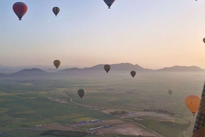 Marrakesh balloon in small group at sunrise