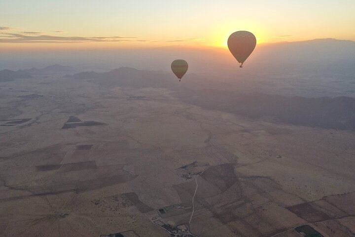 Marrakesh balloon in small group at sunrise