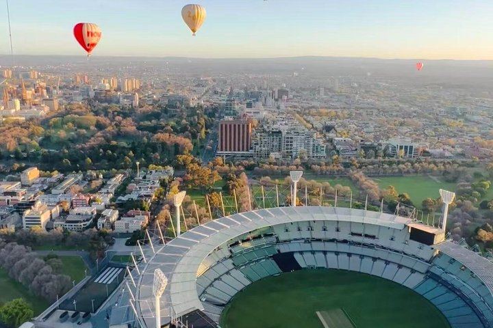 Melbourne City Sunrise Hot Air Balloon Flight with GoPro Photos