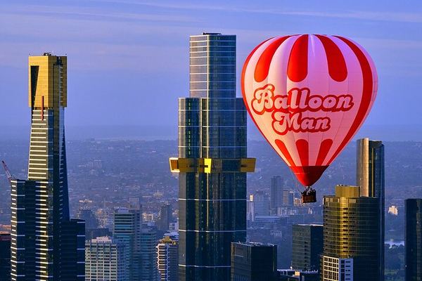 Vuelo en globo premium en Melbourne con desayuno de champán de cinco estrellas