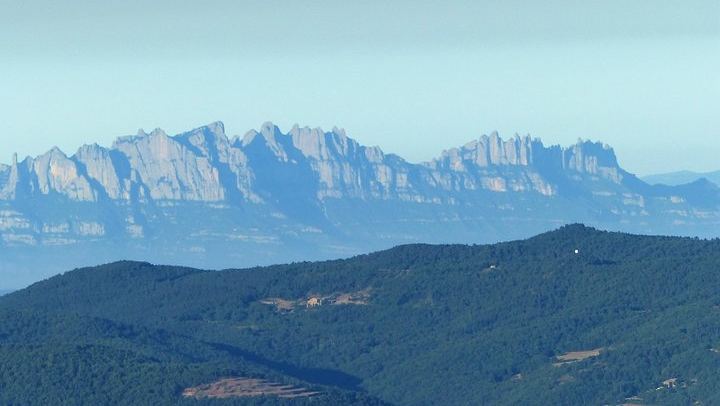 Montserrat from a Hot-air Balloon, just impressive
