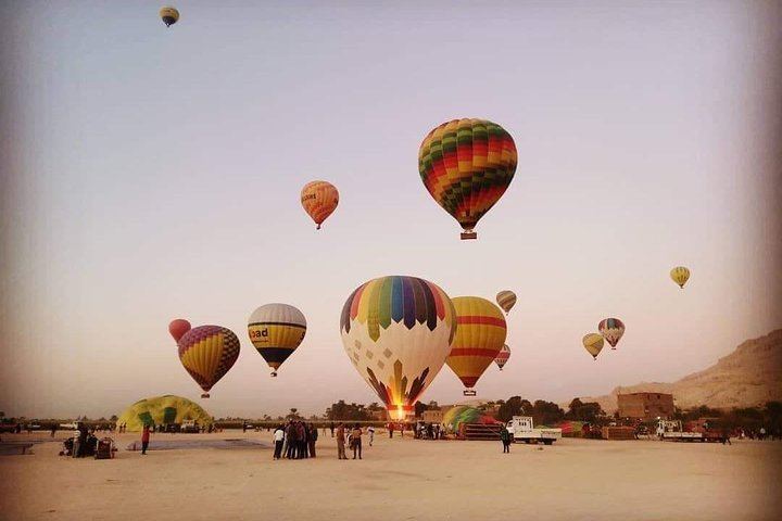 One Day Sunrise Balloon, Sunset Felucca ride, Luxor full-day tour