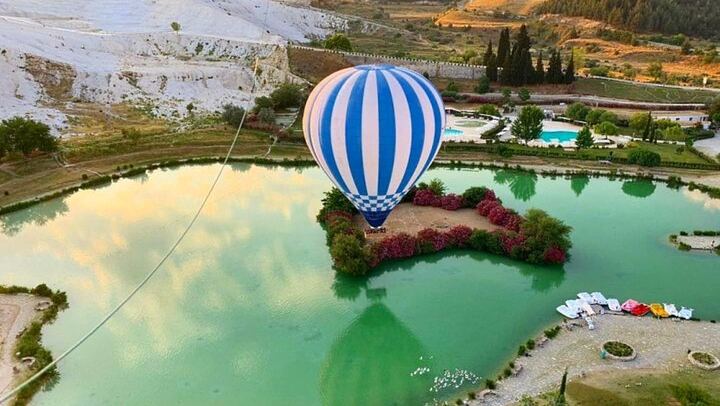 Pamukkale : Hot Air Balloon Sunrise Flight w/Transfer