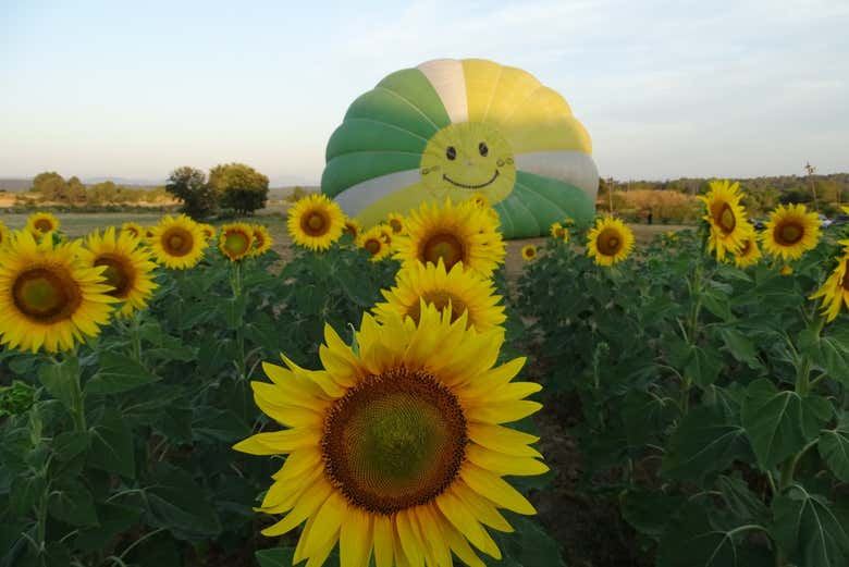 Paseo en globo por la Costa Brava