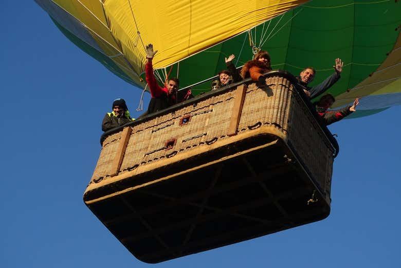 Paseo en globo por la Costa Brava