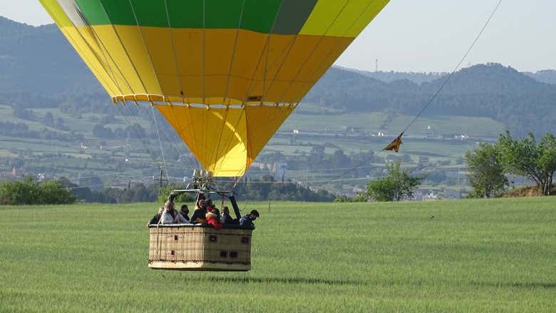 Paseo en globo por la Costa Brava