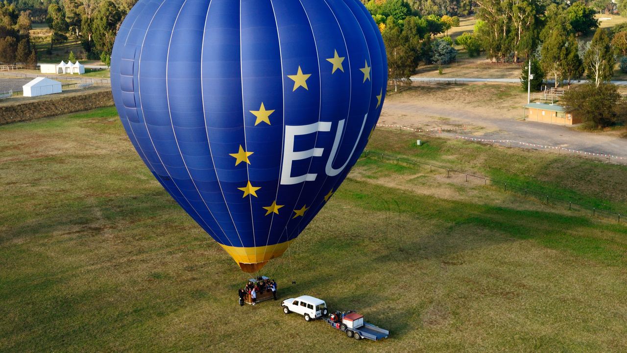 Climbing out after a landing. The retrieve, the drive back and the breakfast are identical on both formats, and they are most of the three hours a flight takes.