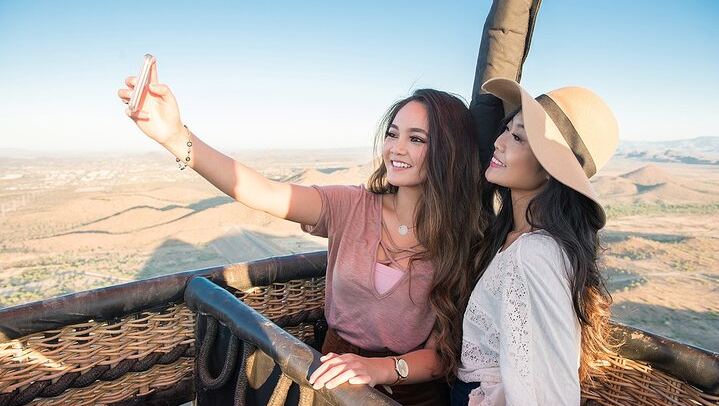 Phoenix Afternoon Hot Air Balloon Ride with Bubbly + Charcuterie