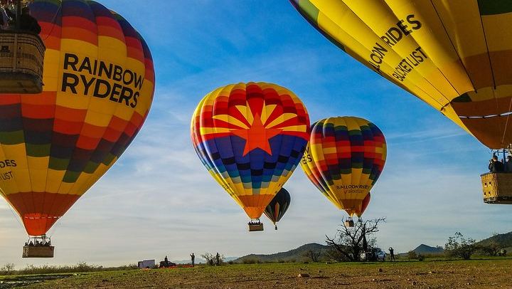 Phoenix Hot Air Balloon Ride at Sunrise