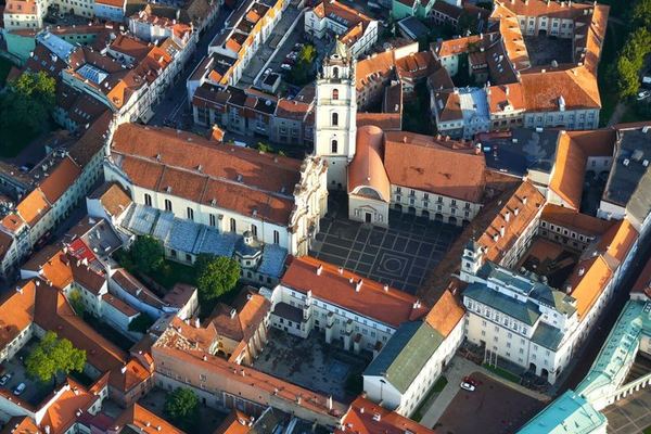 Luxury Private Balloon Ride over Vilnius Old Town