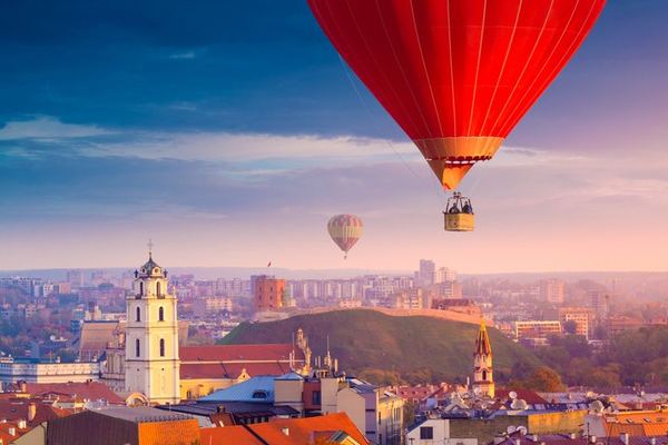 Premium Balloon Ride over Vilnius Old Town, or Trakai