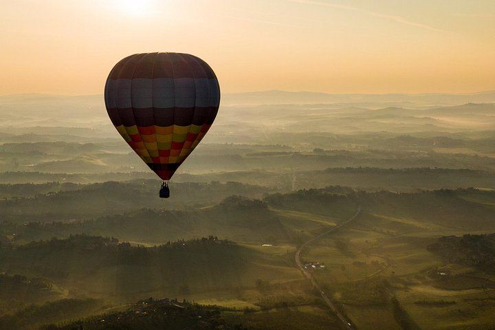 Private Hot Air Balloon Flight over Chianti Vineyards