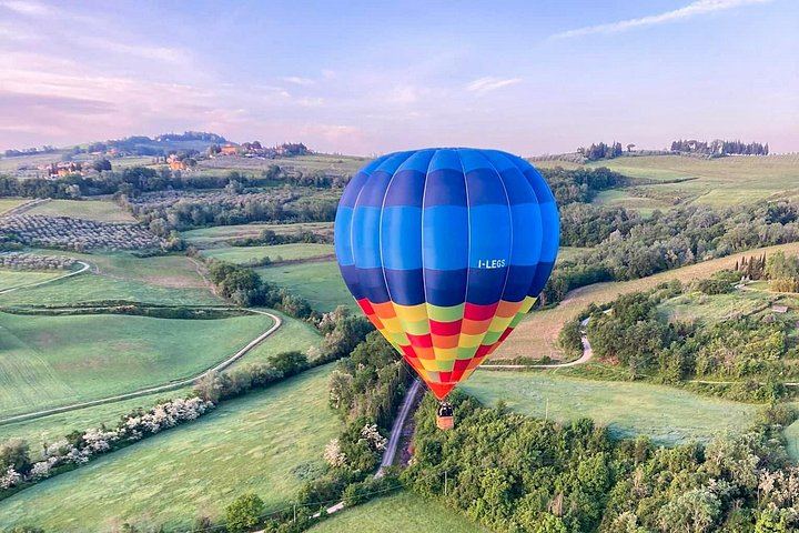 Private Hot Air Balloon Flight over Chianti Vineyards