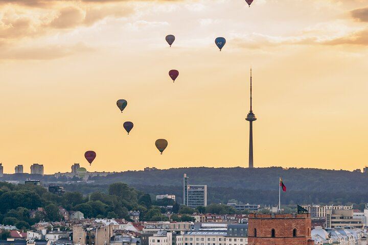 Romantic evenings over Vilnius