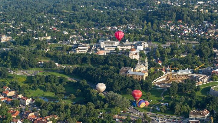 Romantic Hot Air Balloon Flight over Vilnius or Trakai