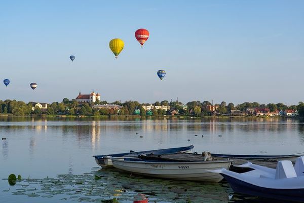 Romantic Private Balloon Flight at Sundown over Vilnius or Trakai