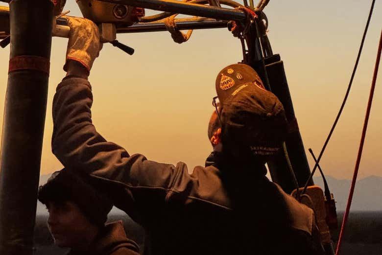 San Pedro de Atacama Hot Air Balloon Ride at Sunrise