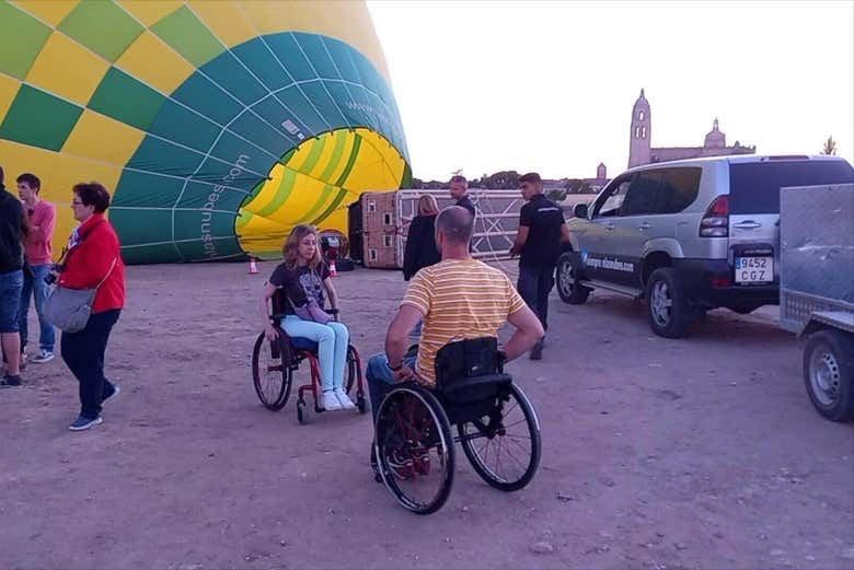 Segovia Hot Air Balloon Ride from Madrid with Transfer