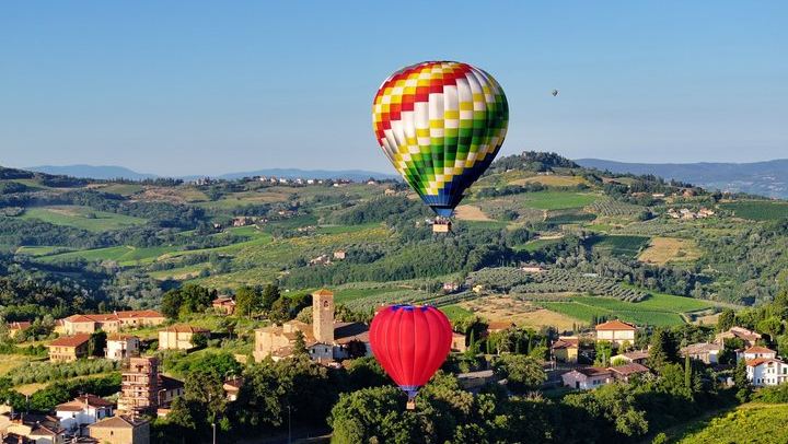 Siena Hot Air Balloon Flight over the Tuscan Hills