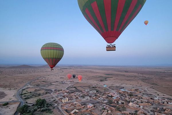 Small-Group Sunrise Balloon Flight over Marrakech with Berber Breakfast