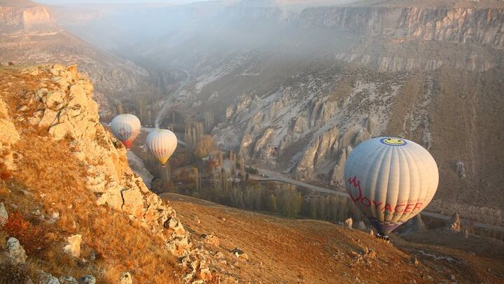 Soganli Valley Hot Air Balloon Ride at Sunrise