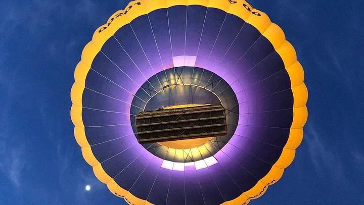 Sunrise Hot Air Balloon Over the Luxor West Bank