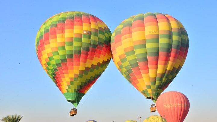 Sunrise Hot Air Balloon Ride over Luxor West Bank