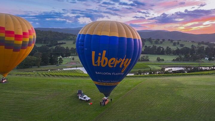Sunrise Hot Air Balloon Flight over Yarra Valley + Breakfast