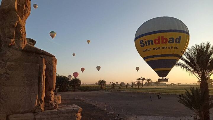 Sunrise Hot Air Balloon Ride Over Luxor