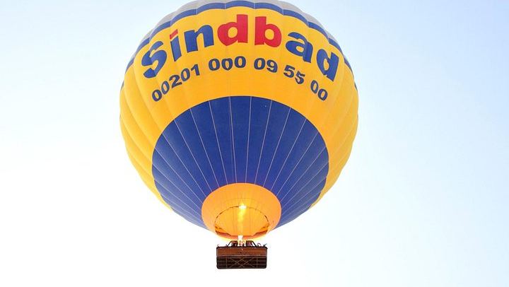 Sunrise Hot Air Balloon Over the Luxor West Bank