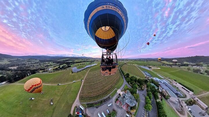 Sunrise Hot Air Balloon Flight over Yarra Valley + Breakfast
