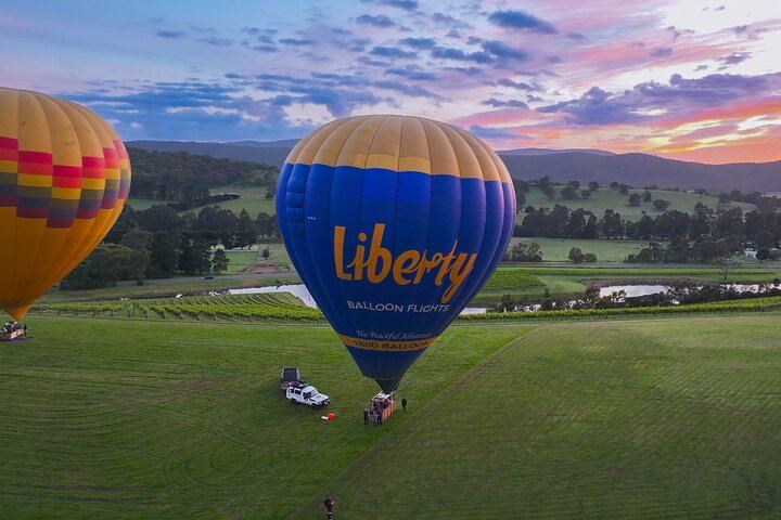 Sunrise Hot Air Balloon Flight over Yarra Valley + Breakfast