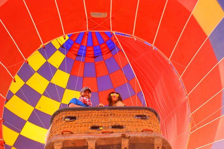Sunrise Hot Air Balloon Over the Luxor West Bank