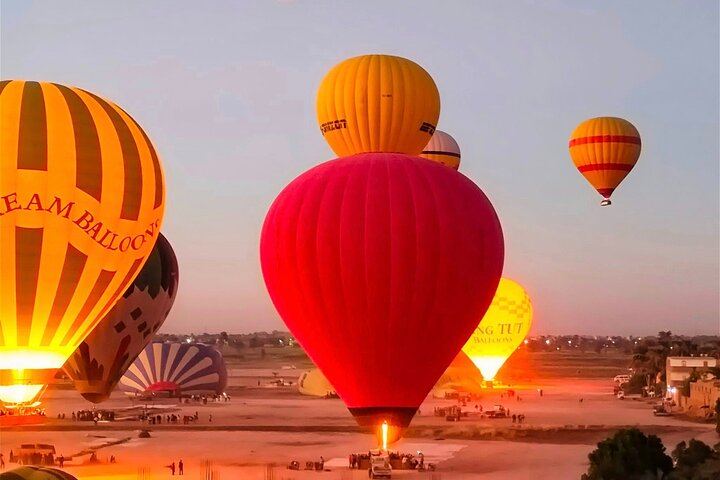Sunrise Hot Air Balloon Ride over Luxor West Bank