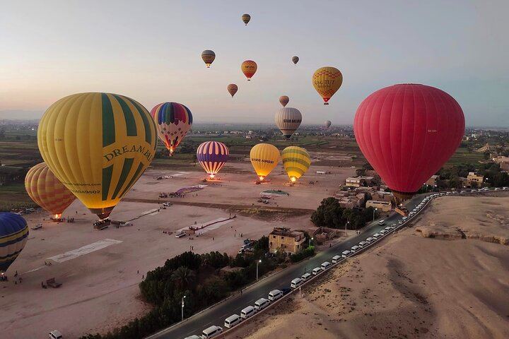 Sunrise Hot Air Balloon Ride over Luxor West Bank