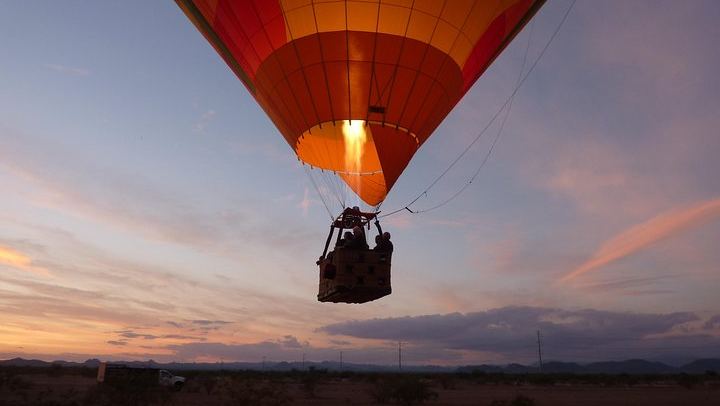 Sunset Hot Air Balloon Ride in Phoenix