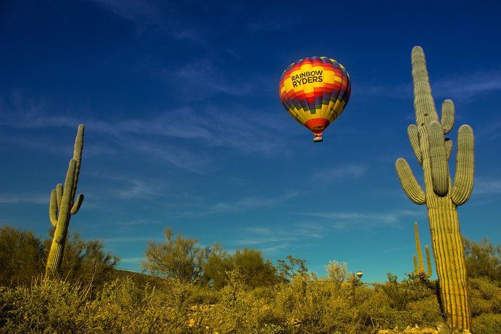 Sunset Hot Air Balloon Ride Over Phoenix