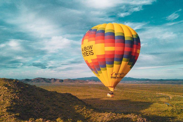 Sunset Hot Air Balloon Ride Over Phoenix