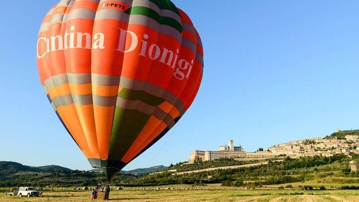 Taking off at Assisi