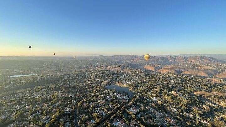 Temecula Shared Hot Air Balloon Flight