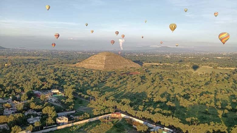 Teotihuacán Private Hot Air Balloon Flight
